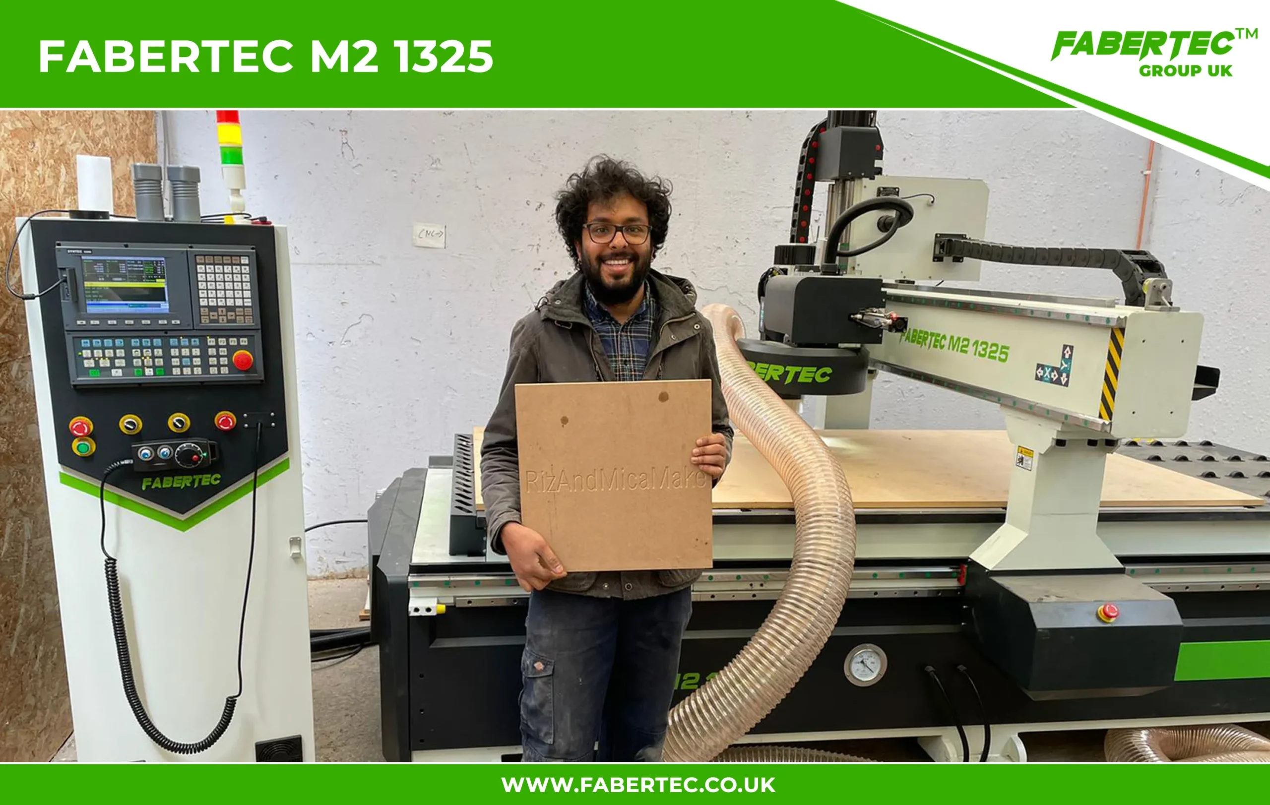 Fabertec M2 2030 CNC Centre Router Installation