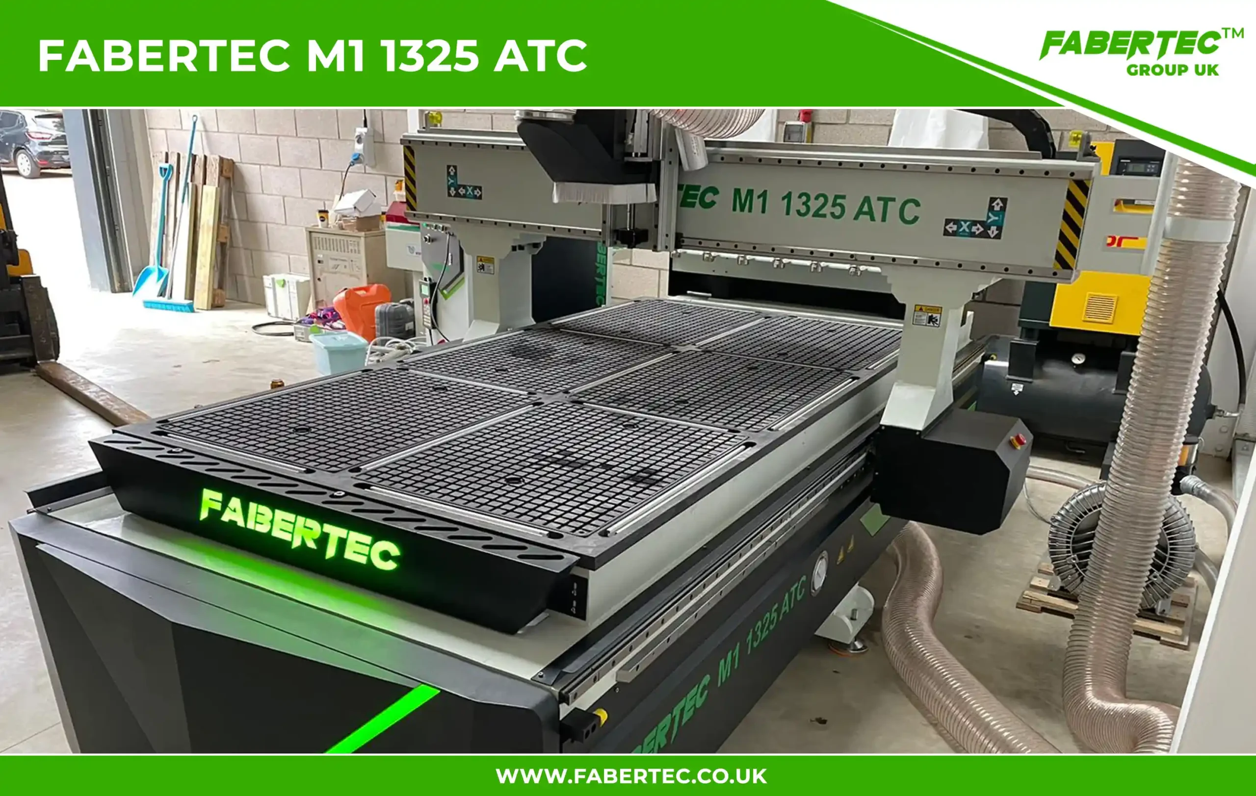 Fabertec M1 1325 CNC Centre Router Installation