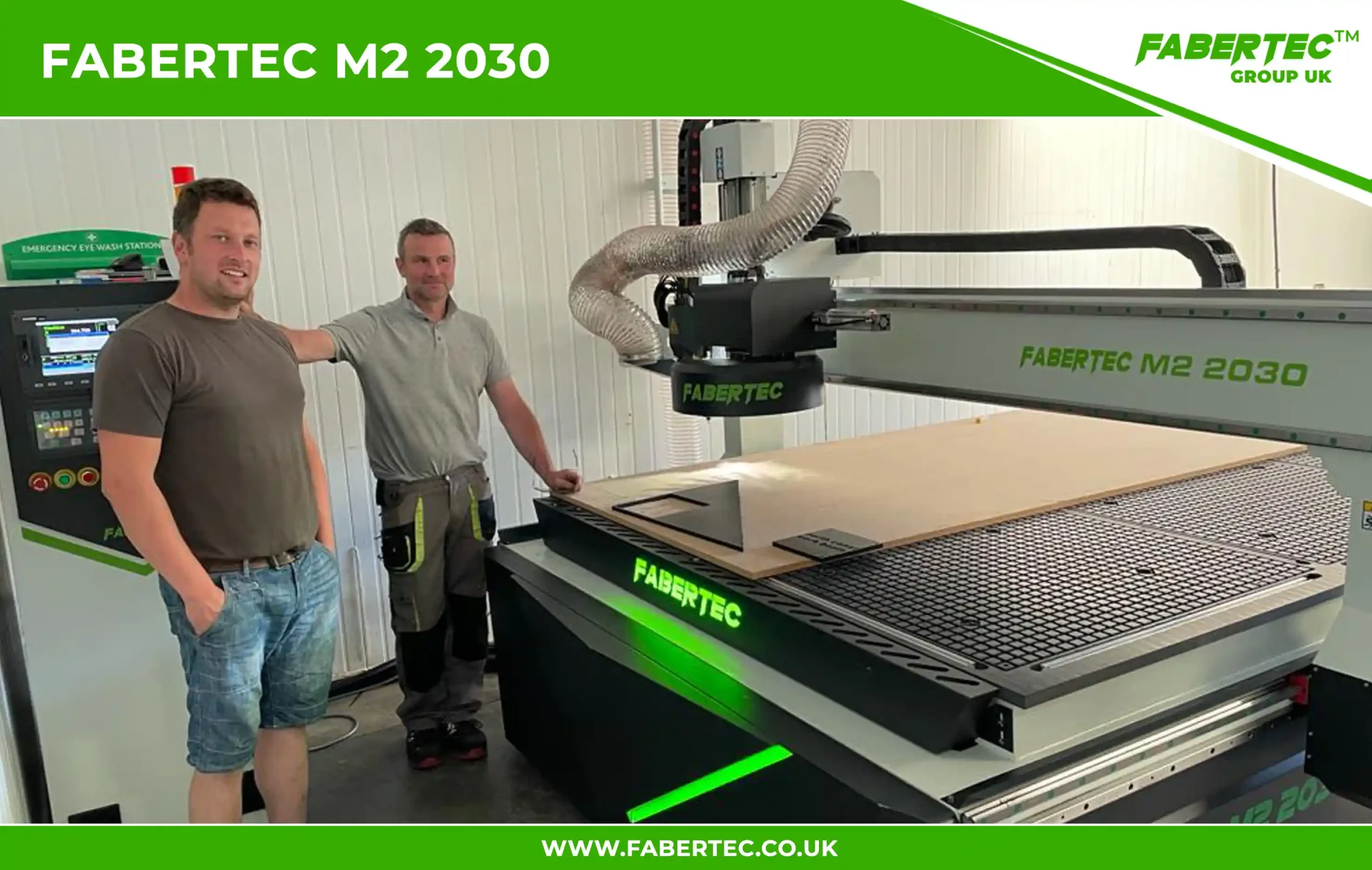 Fabertec M1 2030 CNC Centre Router Installation