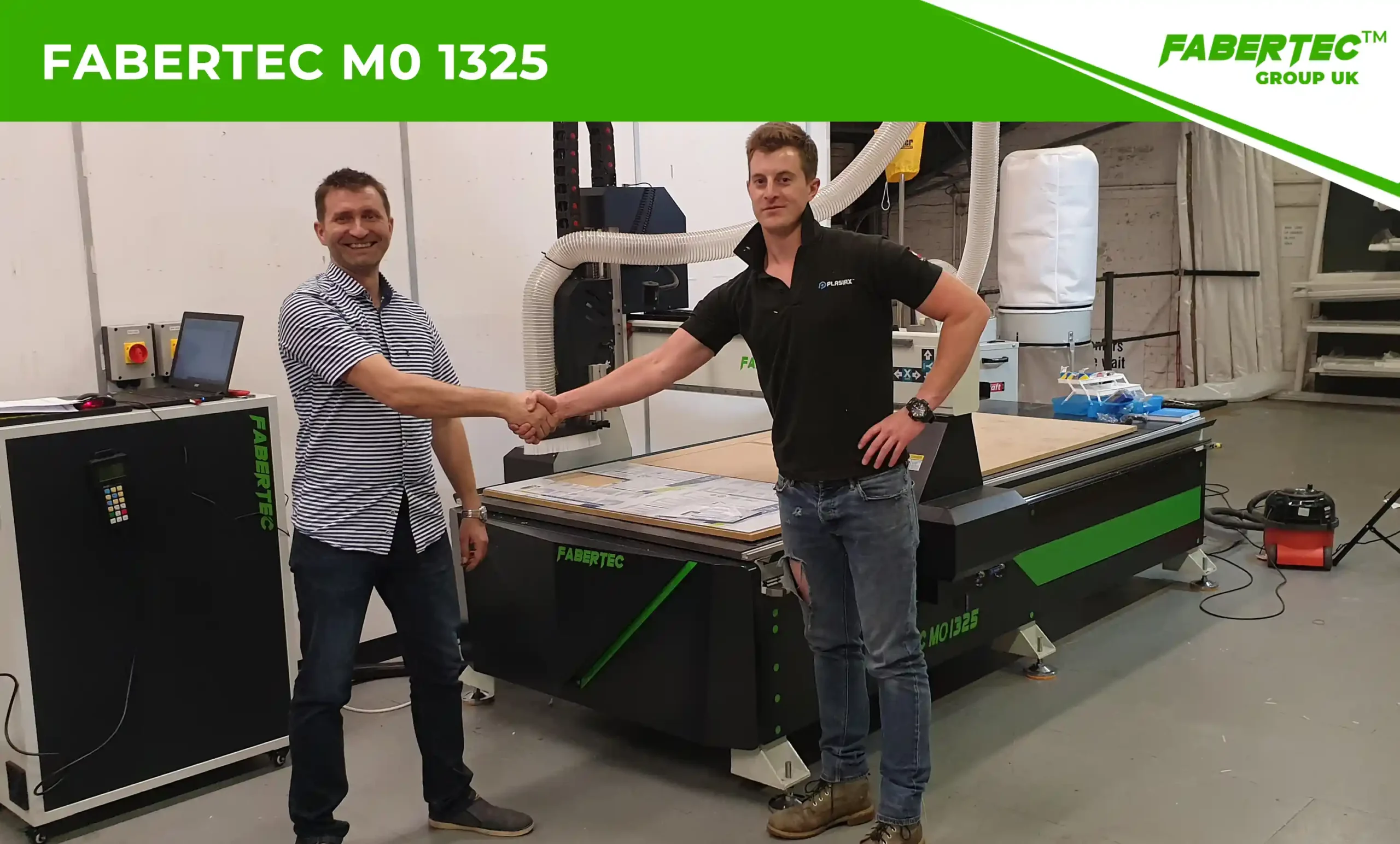 Fabertec M0 1325 CNC Centre Router Installation