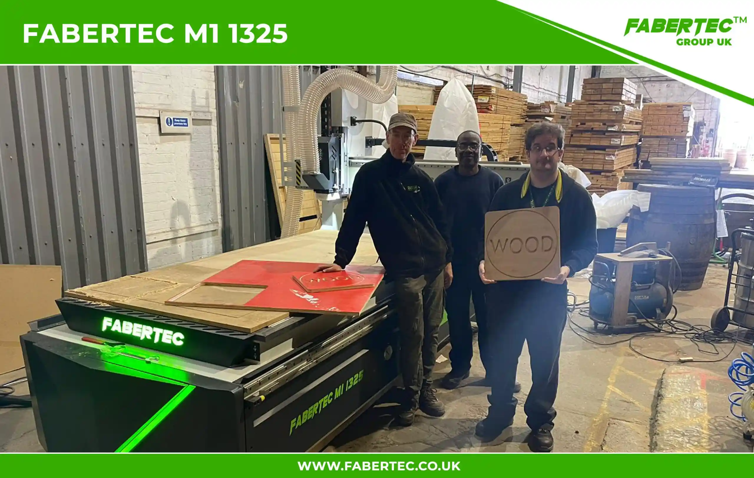 Fabertec M1 1325 CNC Centre Router Installation