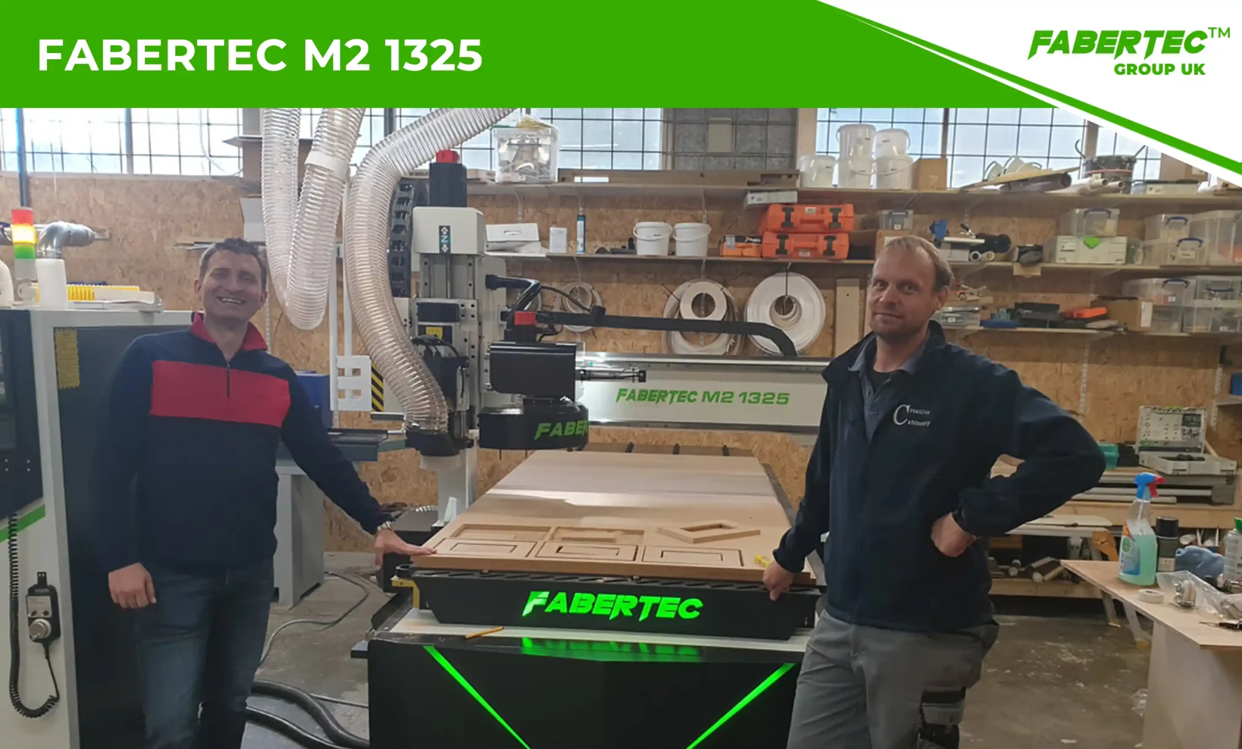 Fabertec M2 1325 CNC Centre Router Installation