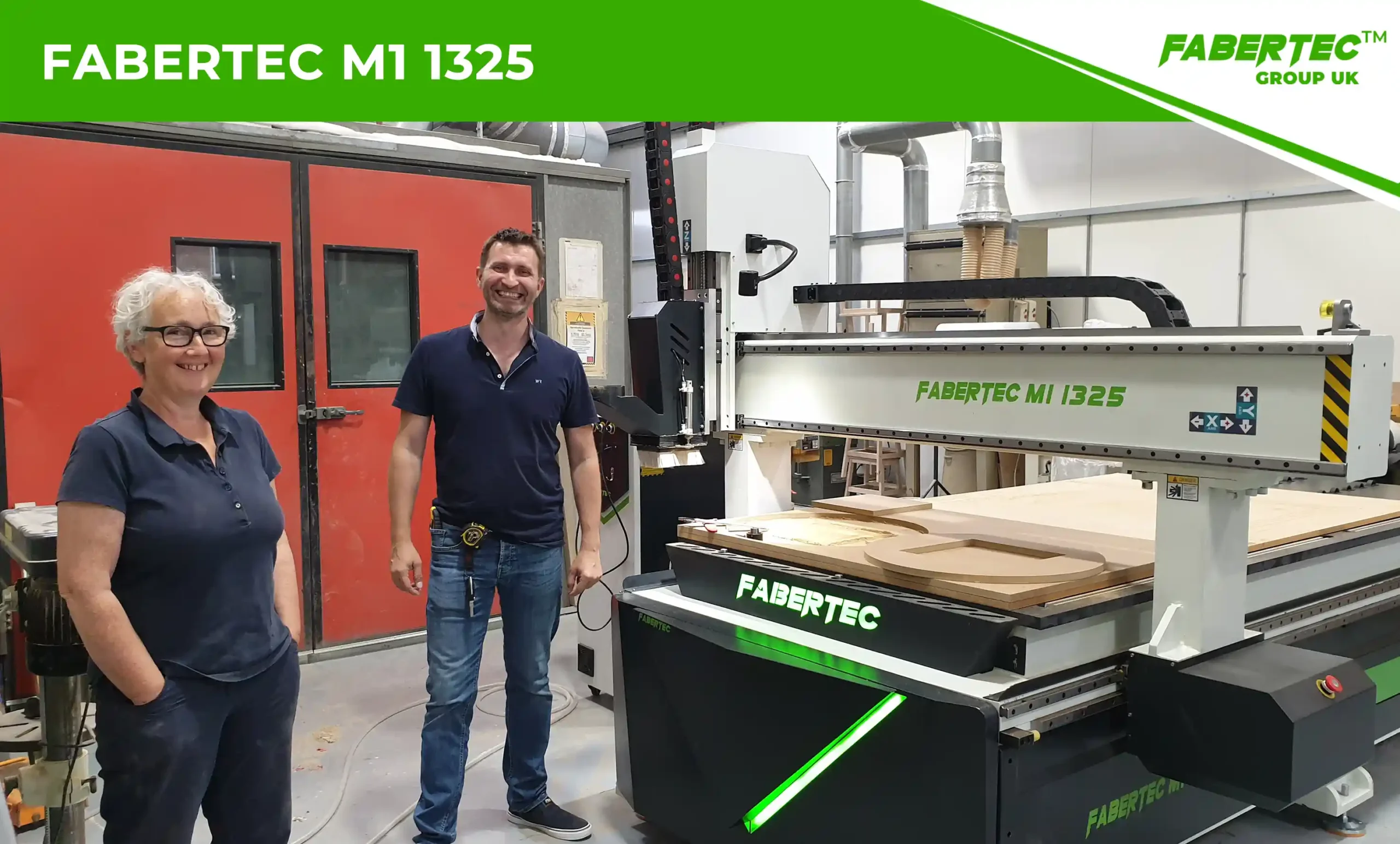 Fabertec M1 1325 CNC Centre Router Installation