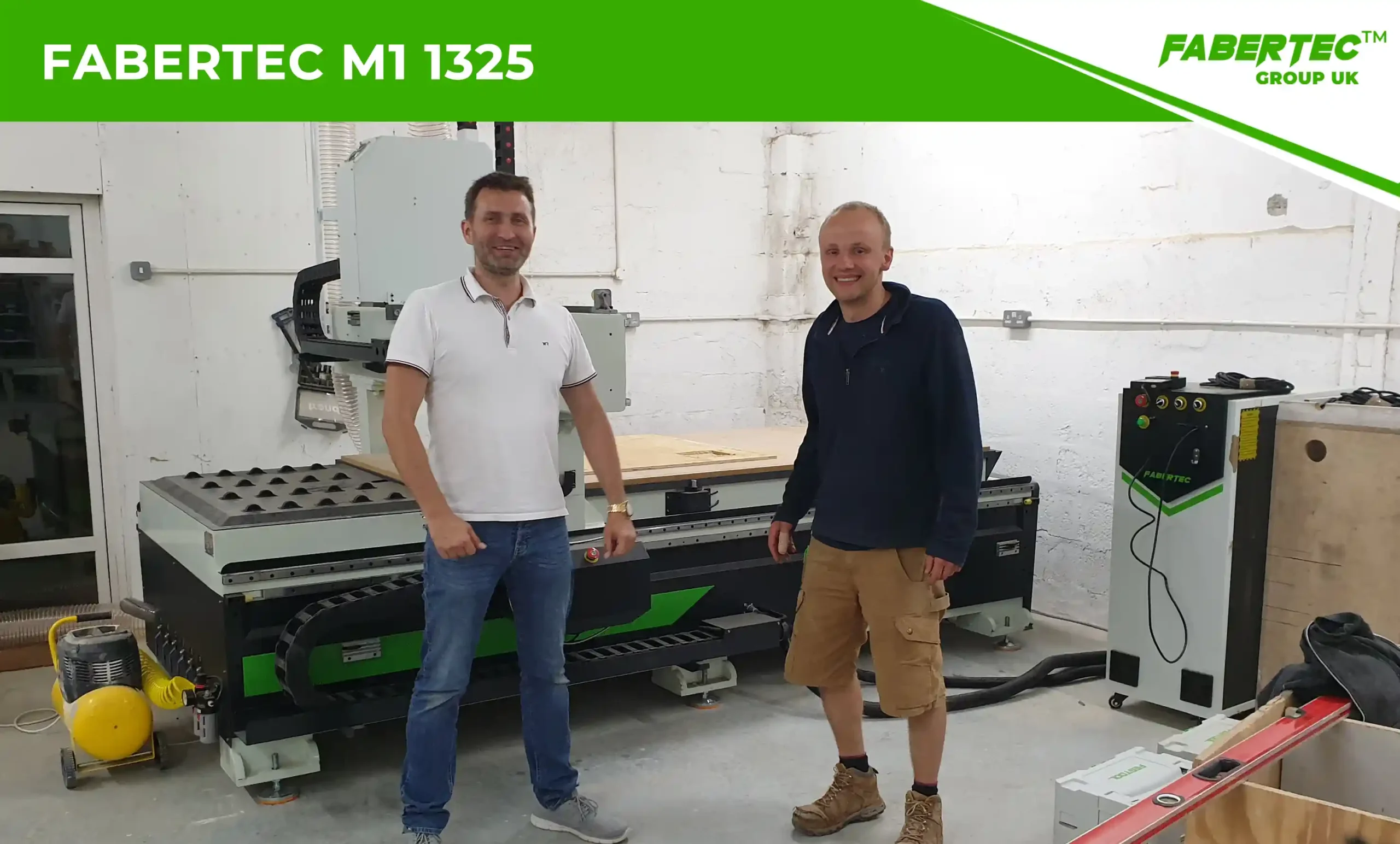 Fabertec M1 1325 CNC Centre Router Installation