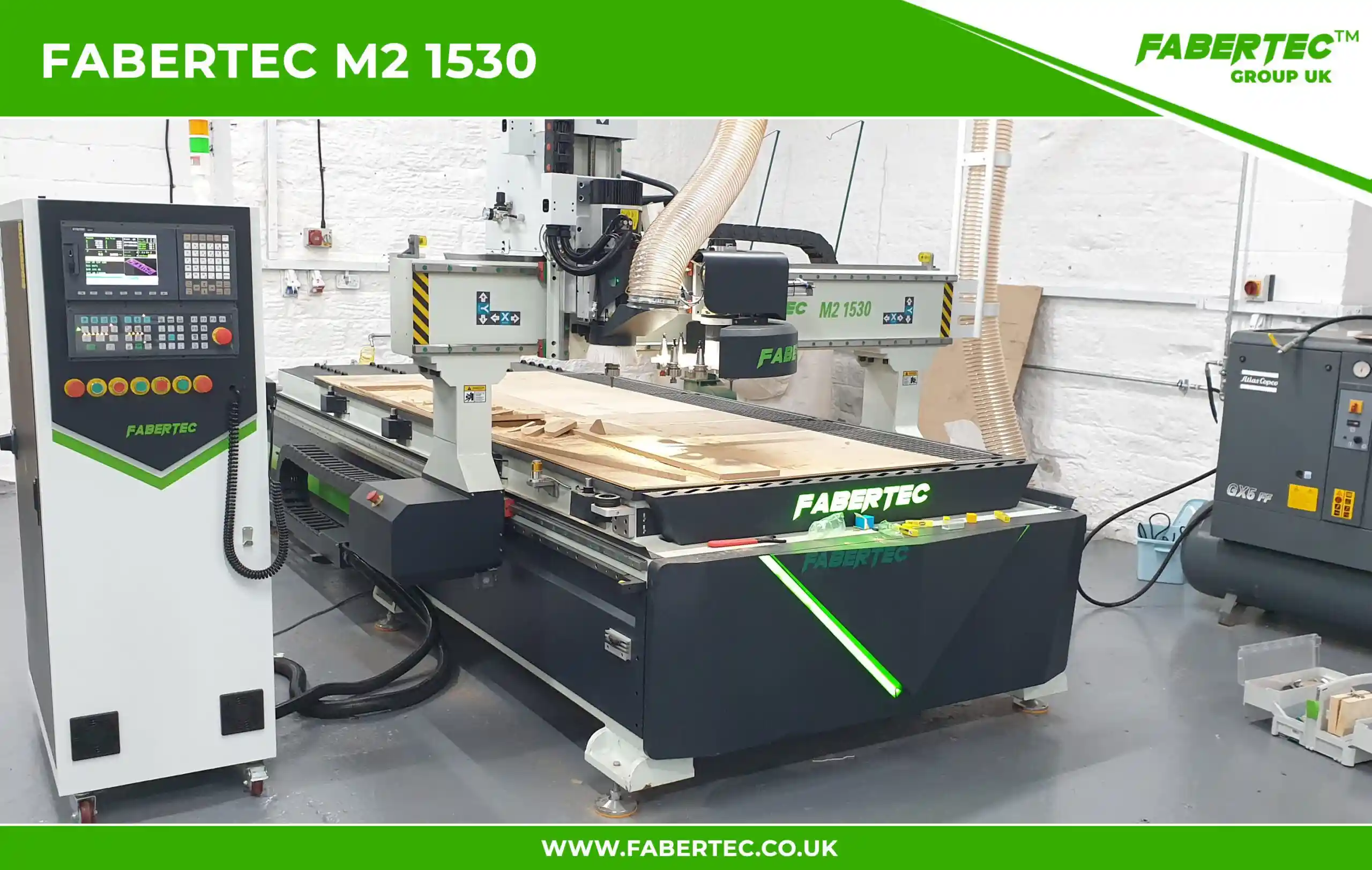 Fabertec M2 1530 CNC Centre Router Installation