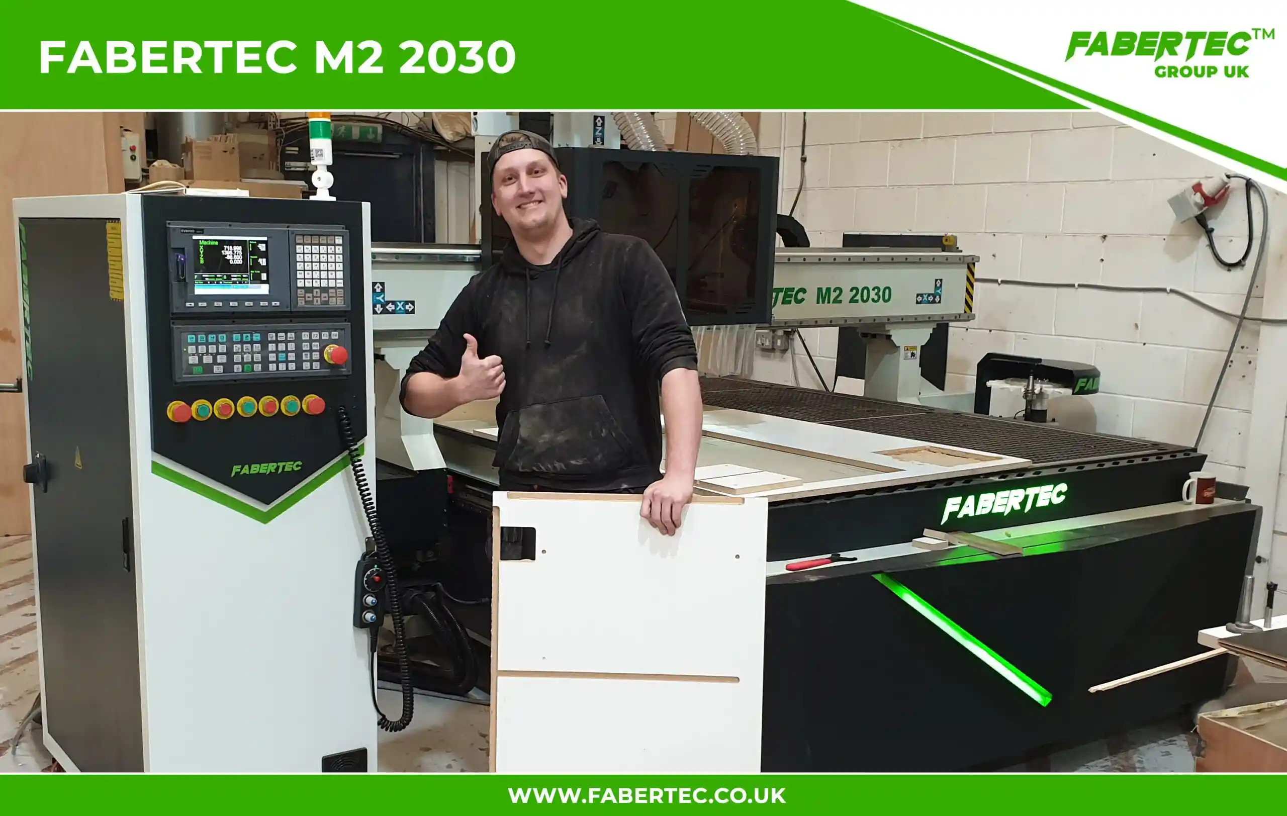 Fabertec M2 2030 CNC Centre Router Installation