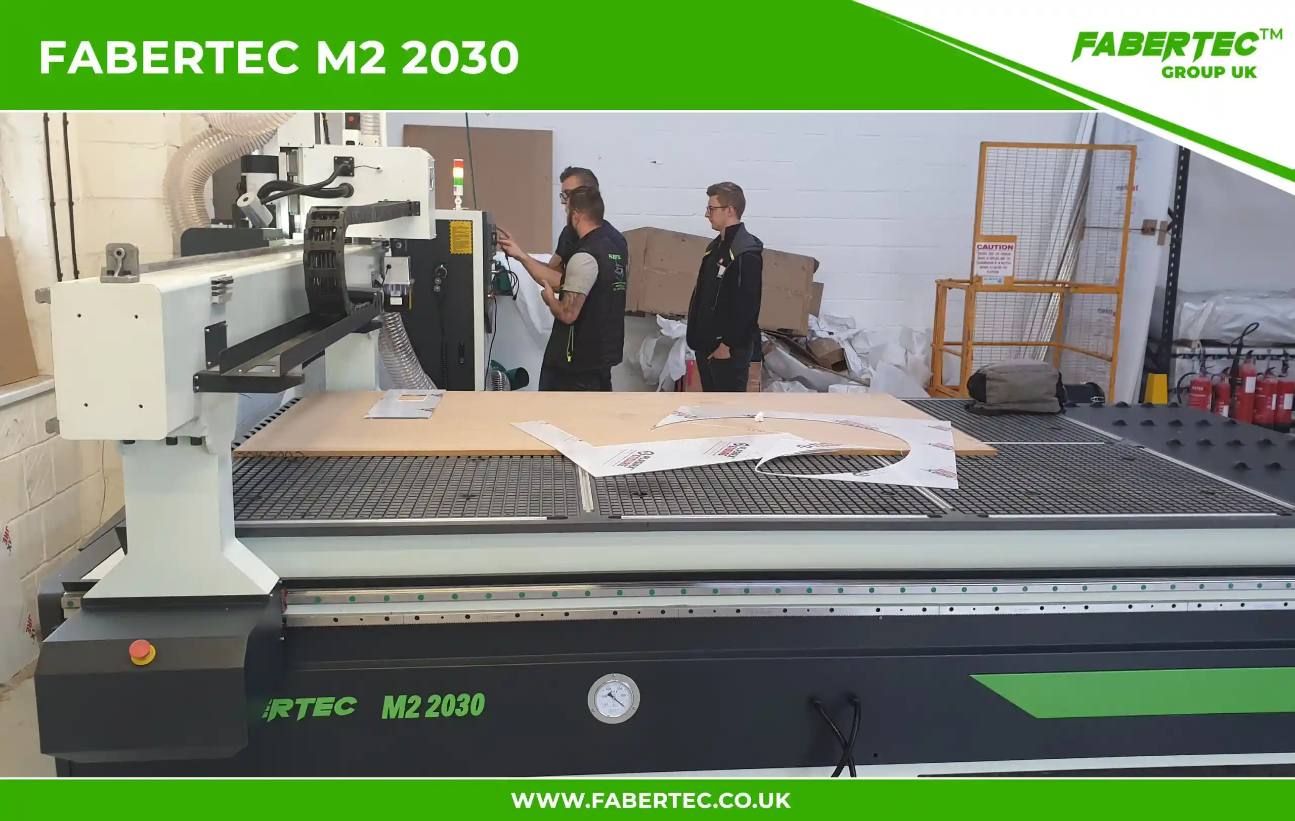 Fabertec M2 2030 CNC Centre Router Installation