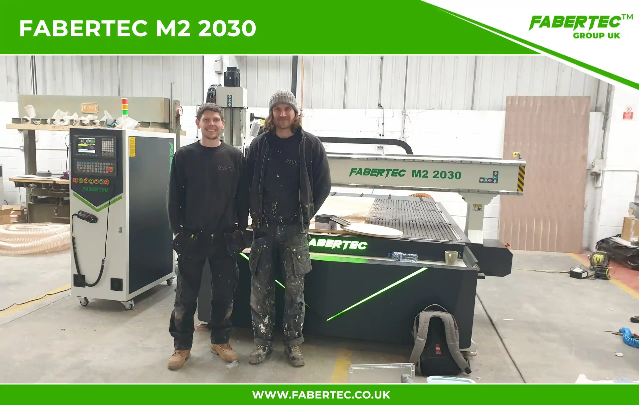 Fabertec M2 2030 CNC Centre Router Installation