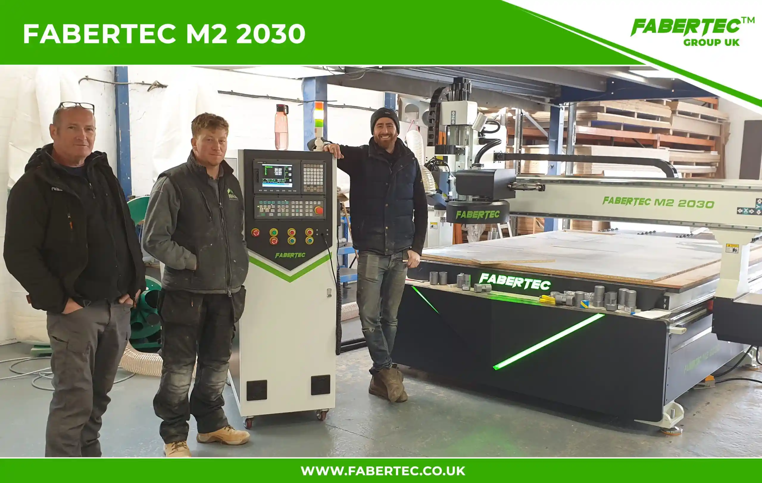 M2 2030 CNC Centre Router Installation