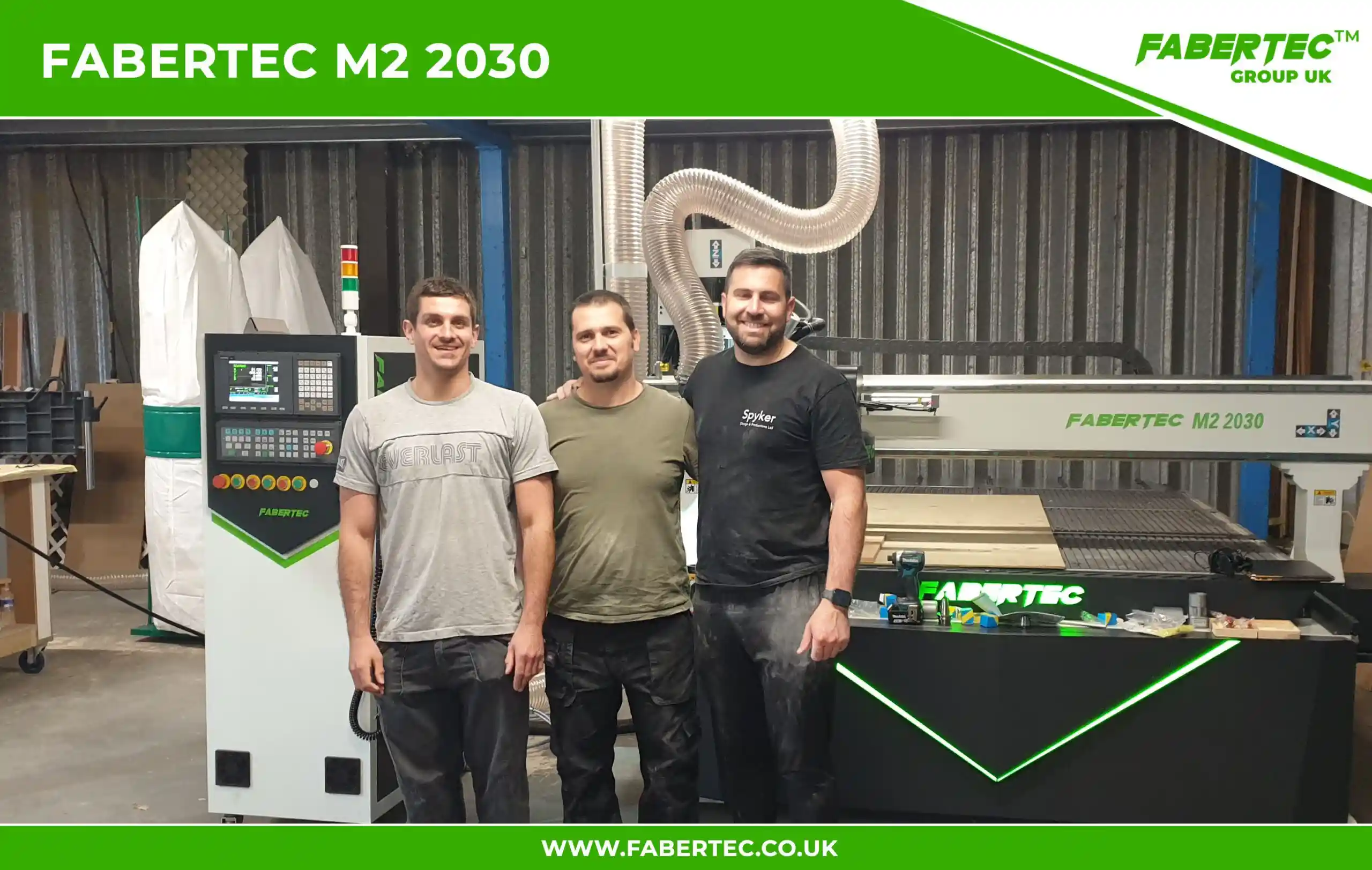 Fabertec M2 2030 CNC Centre Router Installation