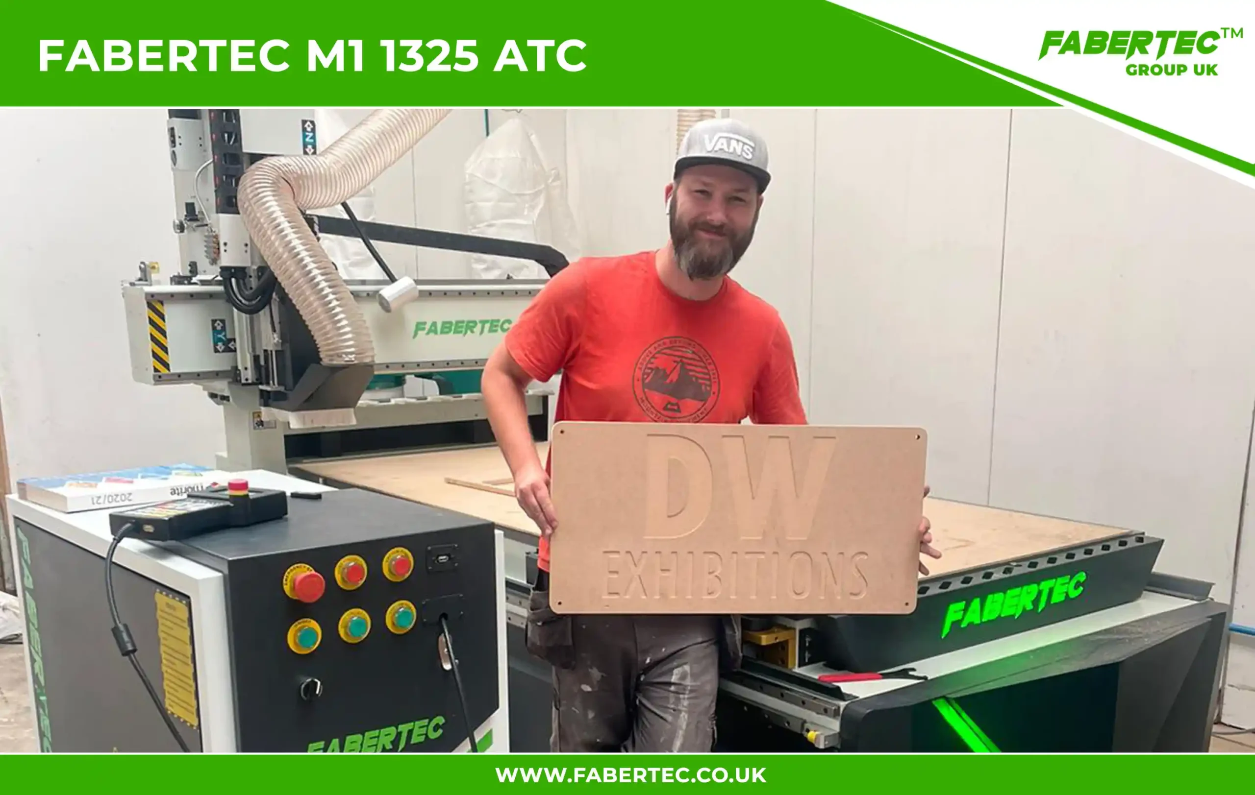 Fabertec M1 1325 ATC CNC Centre Router Installation