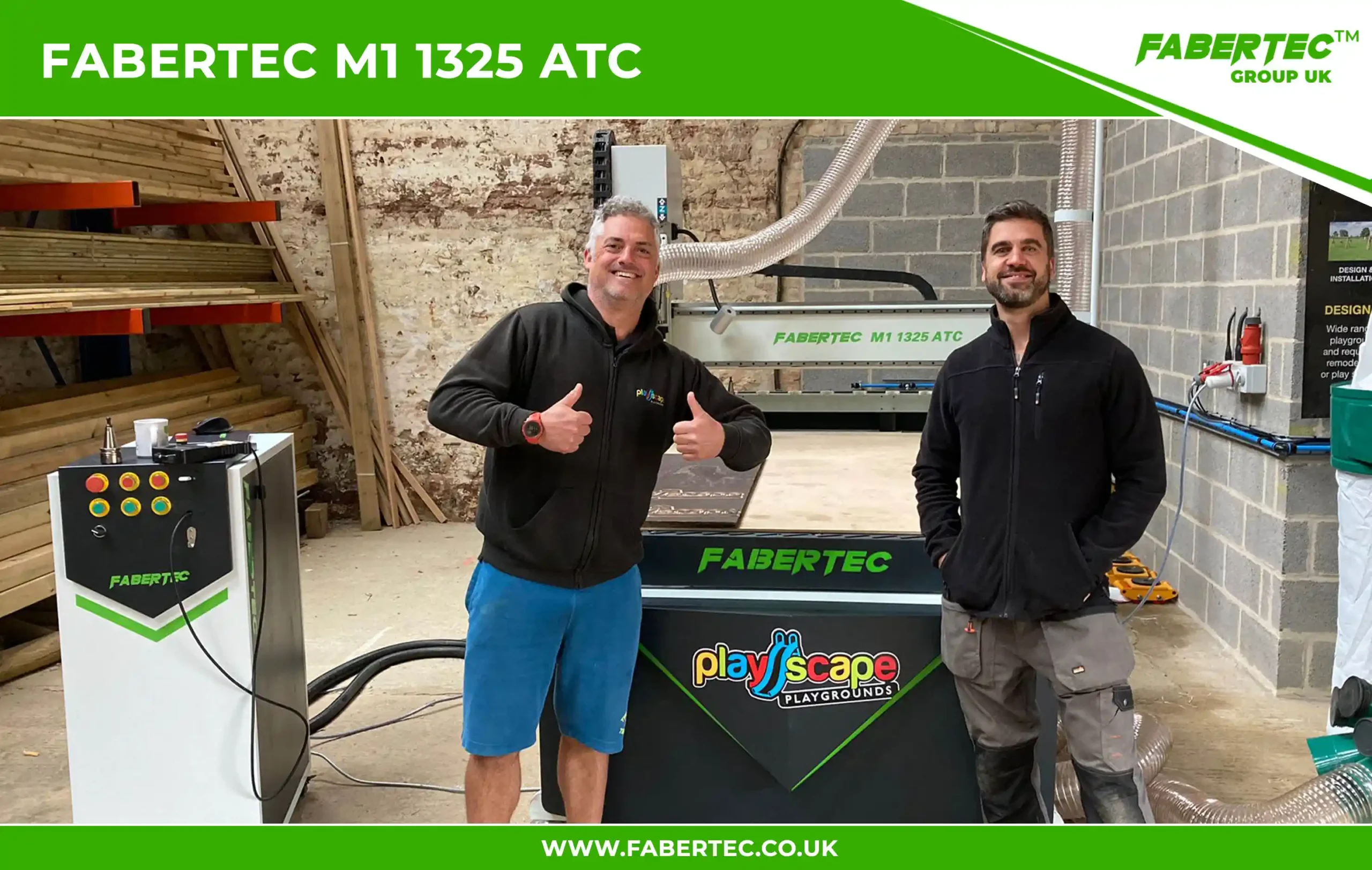 Fabertec M1 1325 ATC CNC Centre Installation