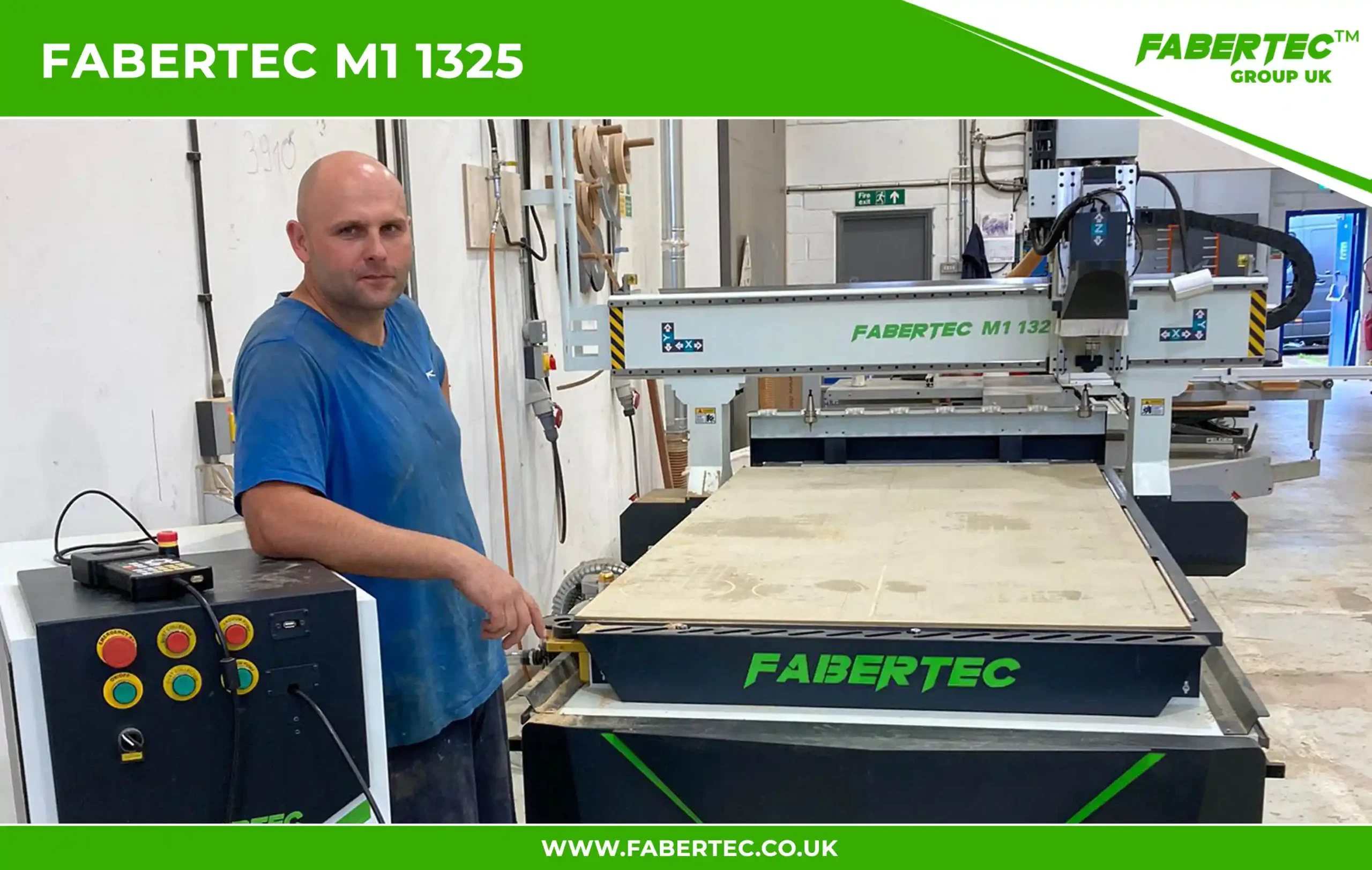 Fabertec M1 1325 ATC CNC Centre Installation