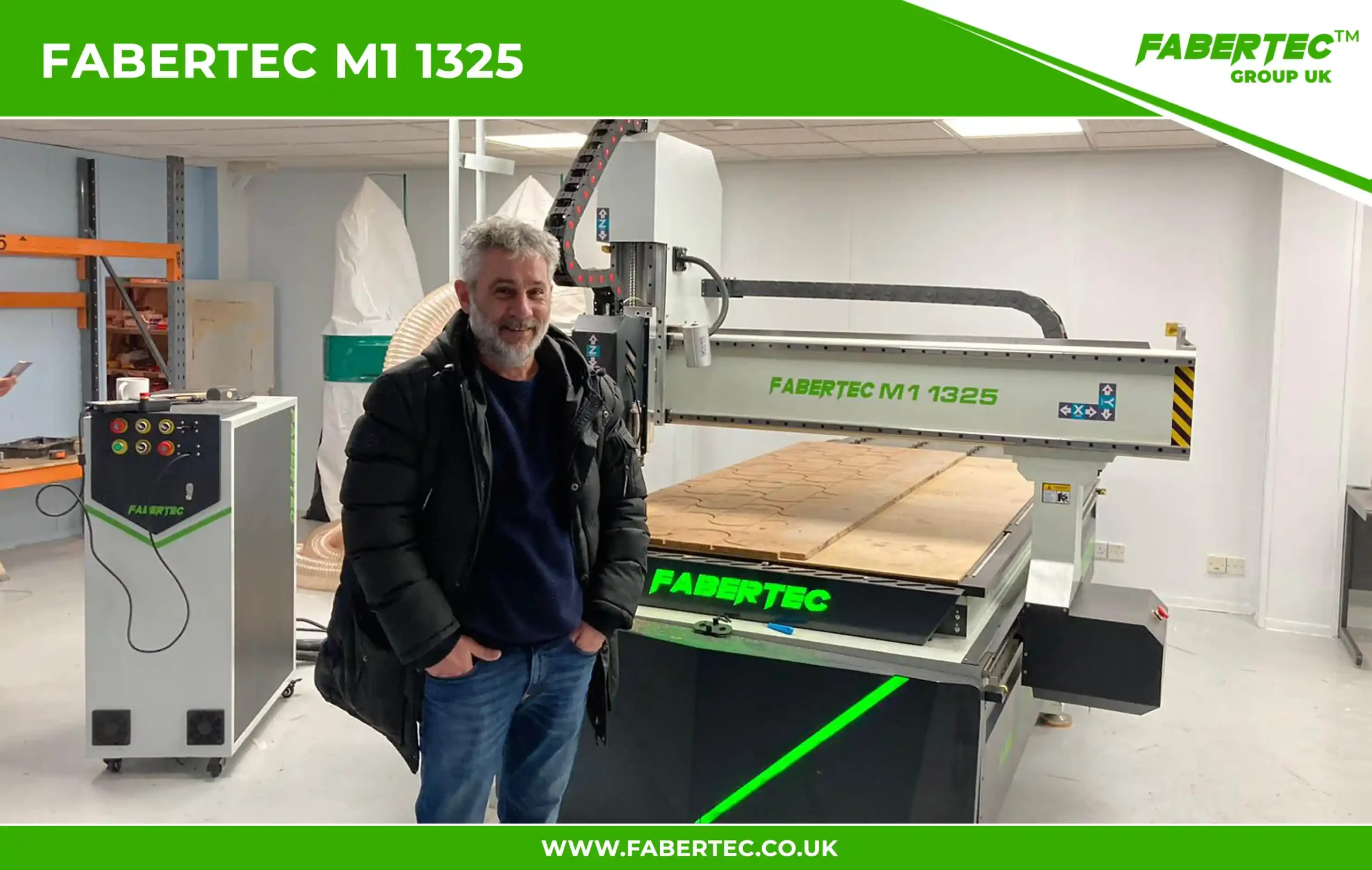 Fabertec M1 1325 CNC Centre Installation