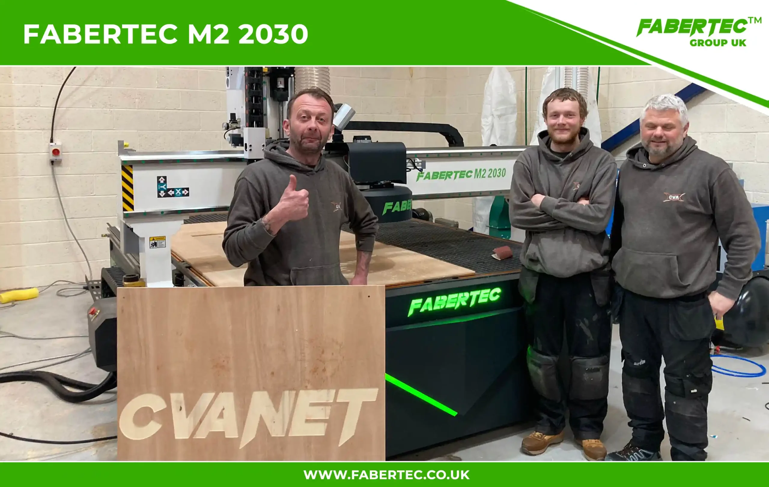 Fabertec M2 2030 CNC Centre Installation