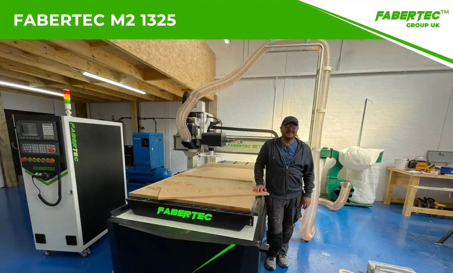 Fabertec M2 1325 CNC Centre Installation