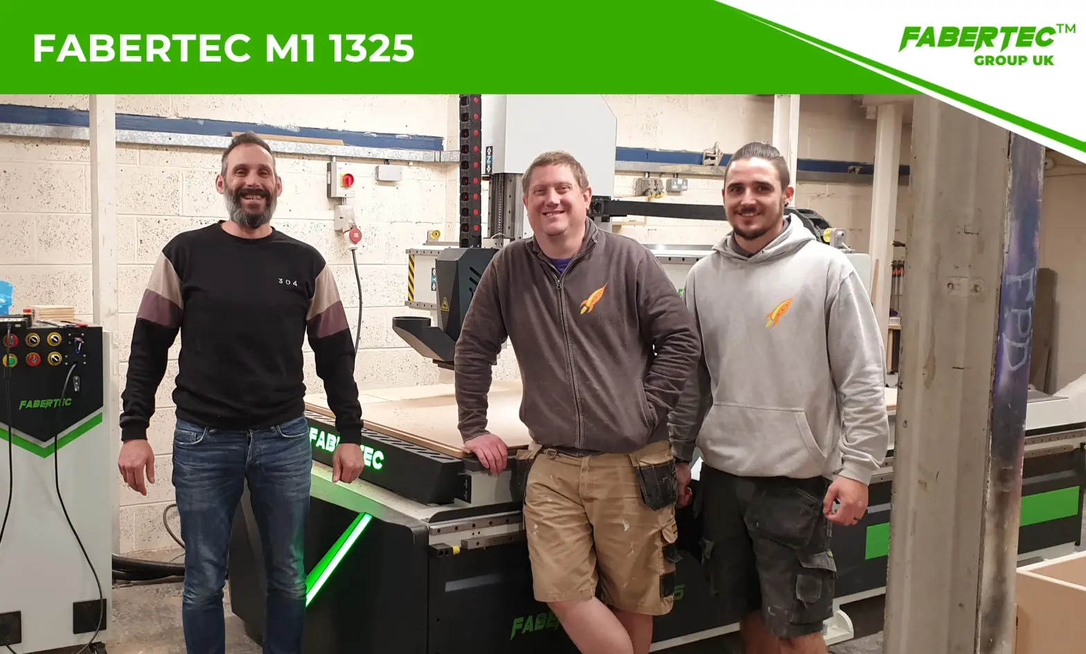 Fabertec M1 1325 CNC Centre Router Installation