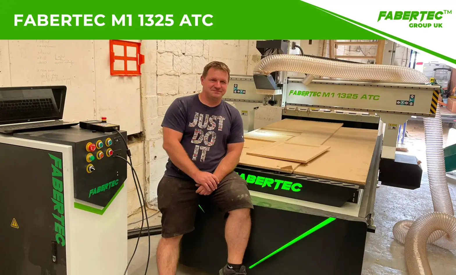 Fabertec M2 1325 ATC CNC Router Installation