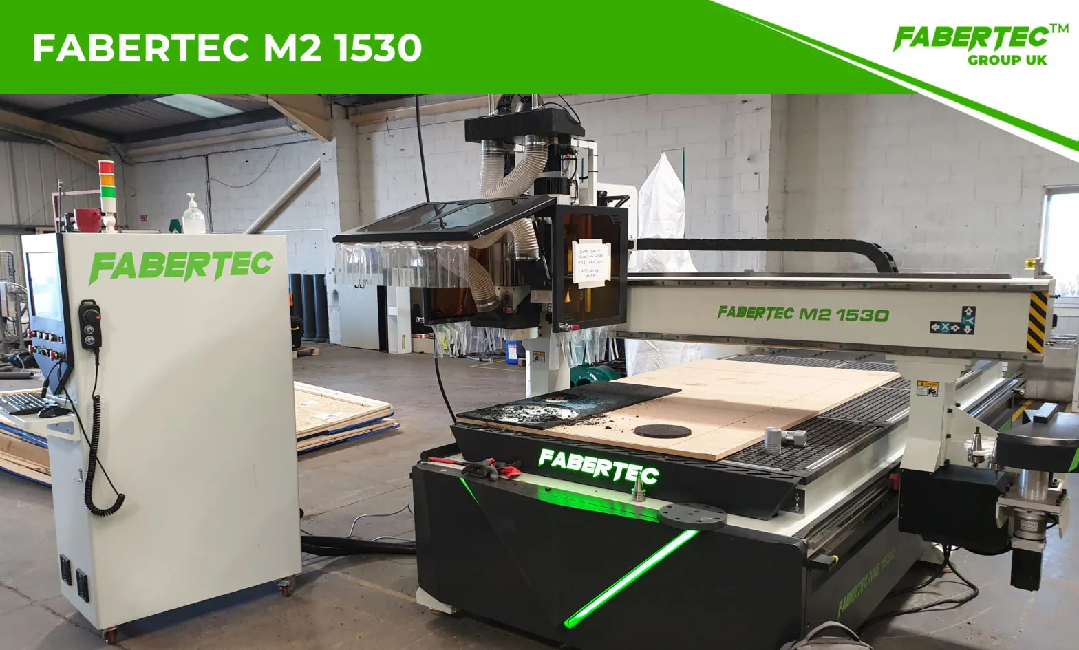 Fabertec M2 1530 CNC Centre Router Installation