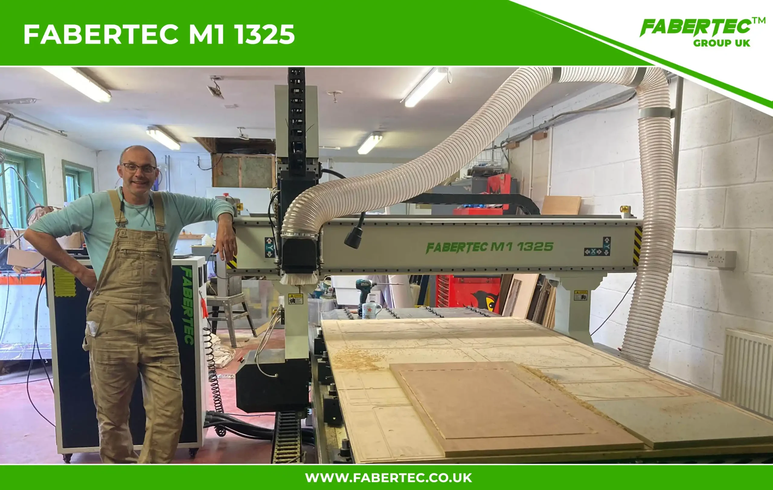 Faberetec M1 1325 CNC Centre Router