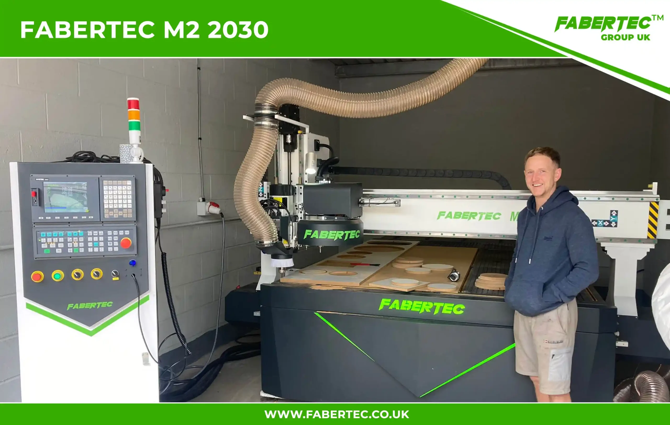 Faberetec M2 2030 CNC Centre Router Installation