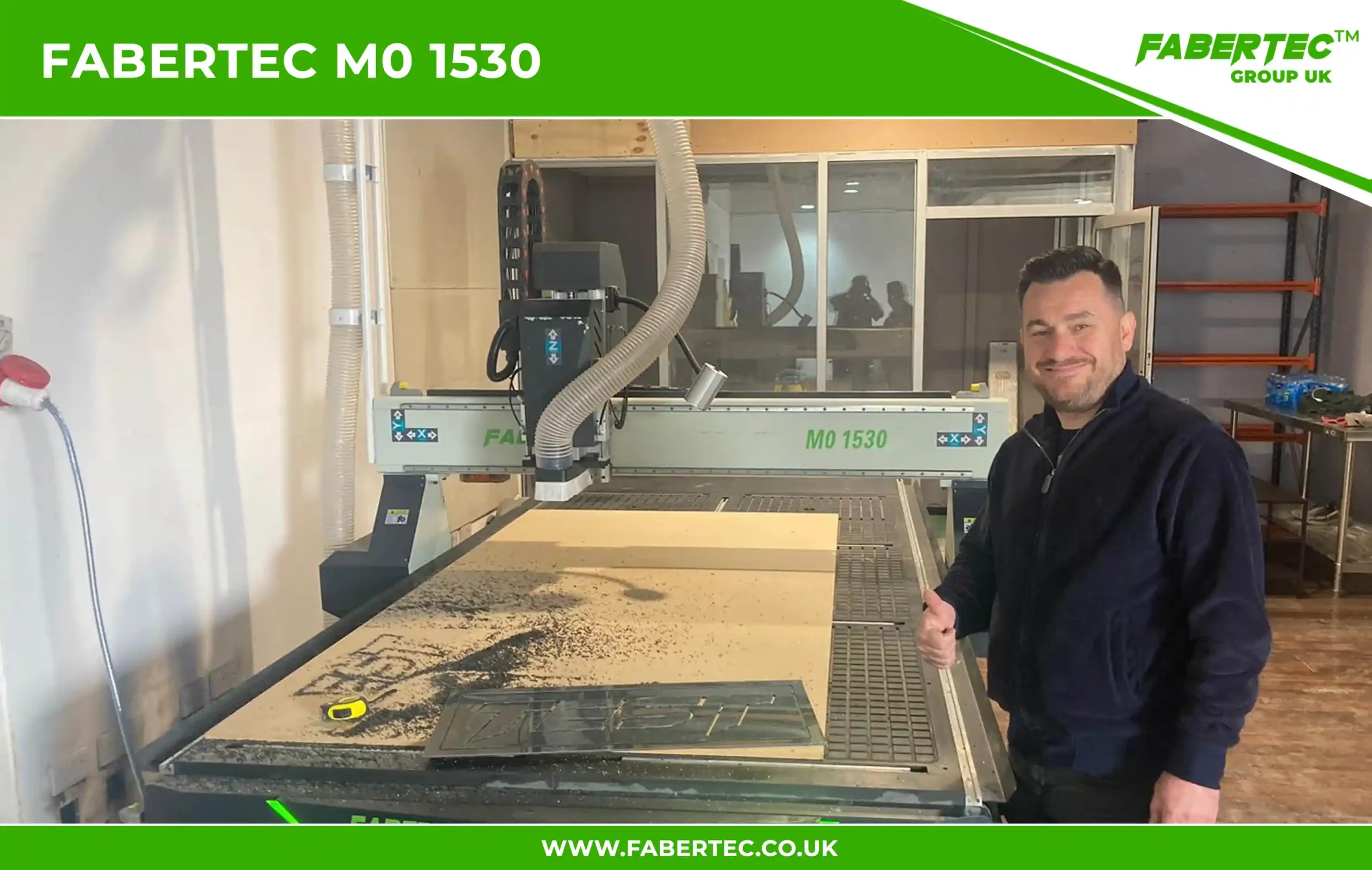 Faberetec M0 1530 CNC Centre Router