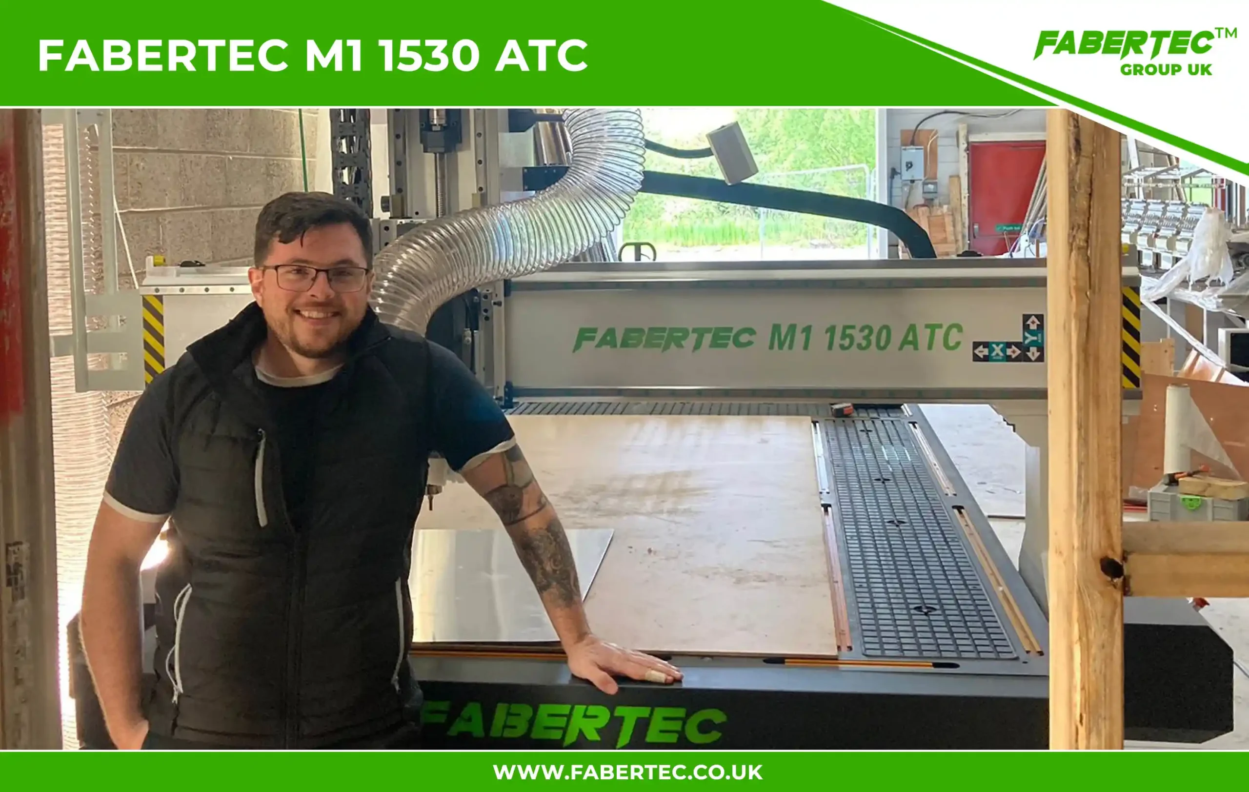 Faberetec M1 1530 CNC Centre Router