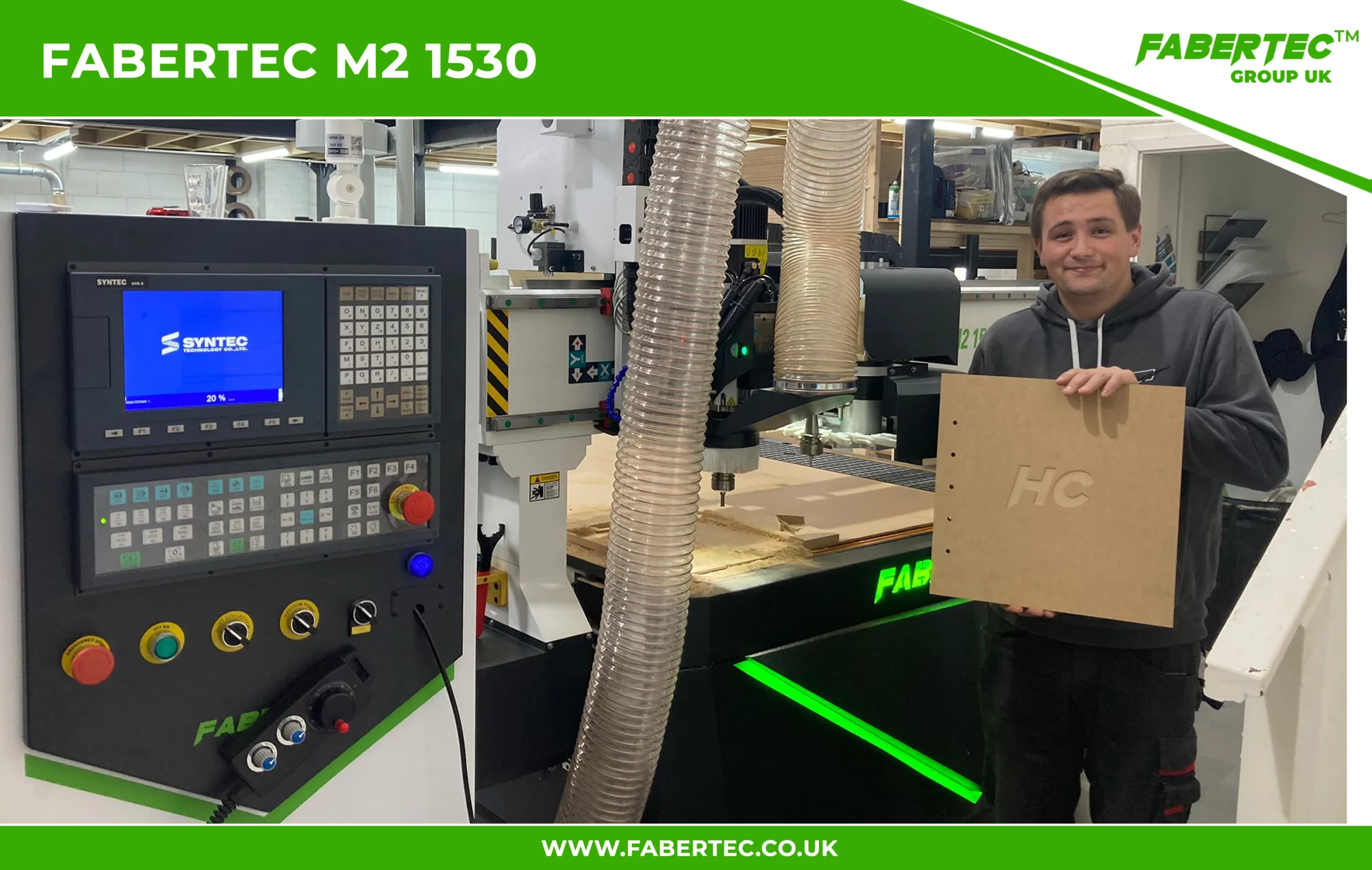 fabertec cnc machine m2 1530 essex installtion