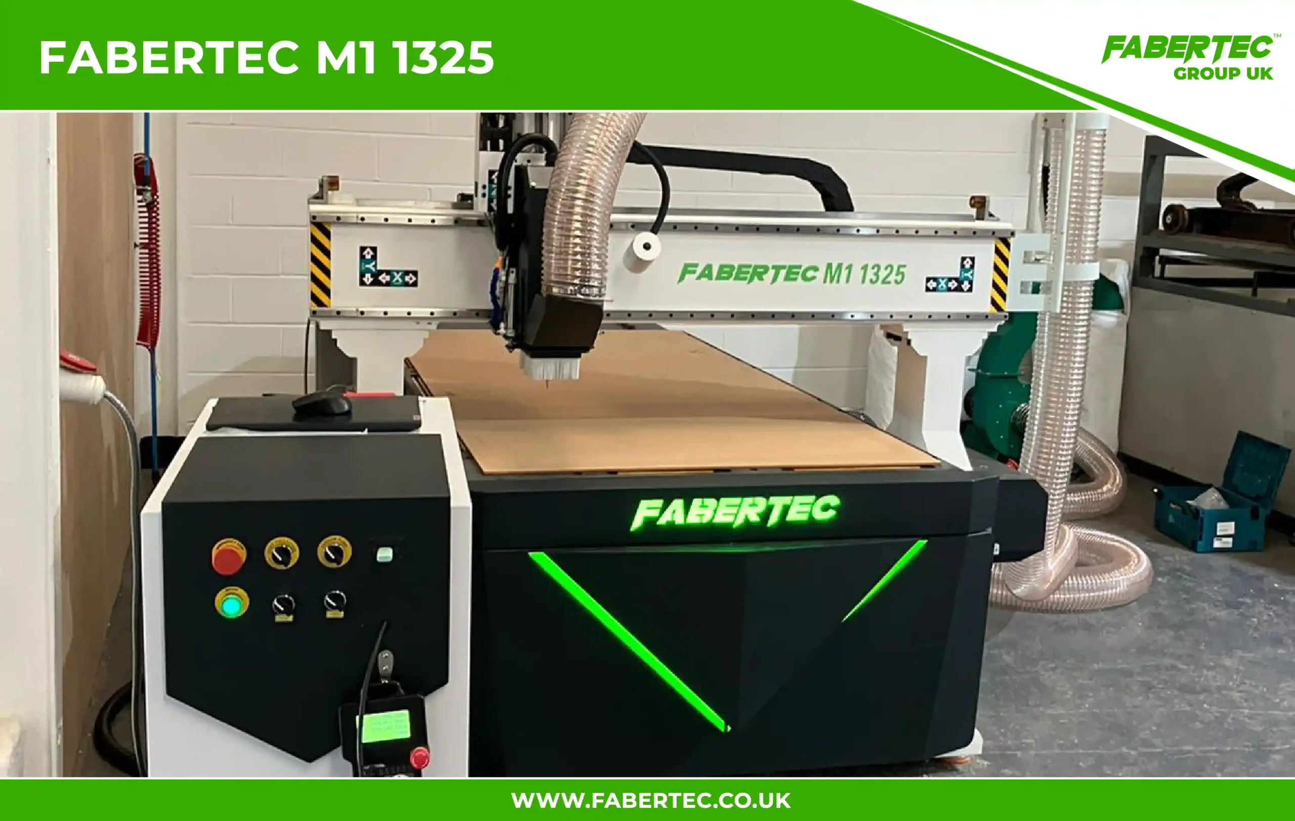 Fabertec M1 1325 CNC Router Installation In Scotland