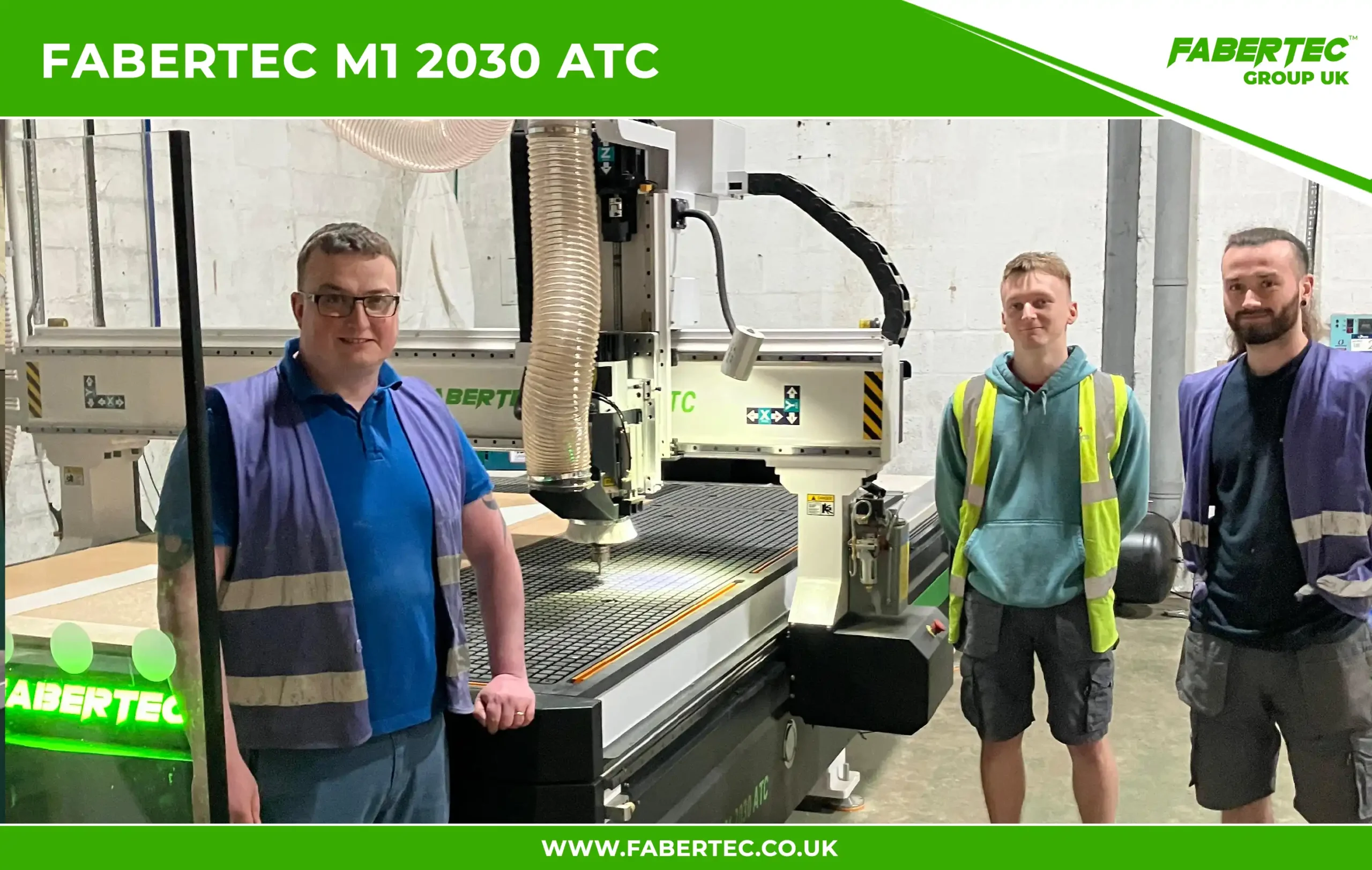 CNC router installation in telford